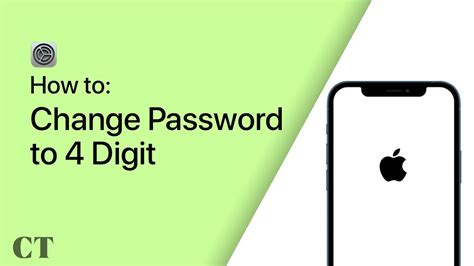 How to change password to 4 digits .